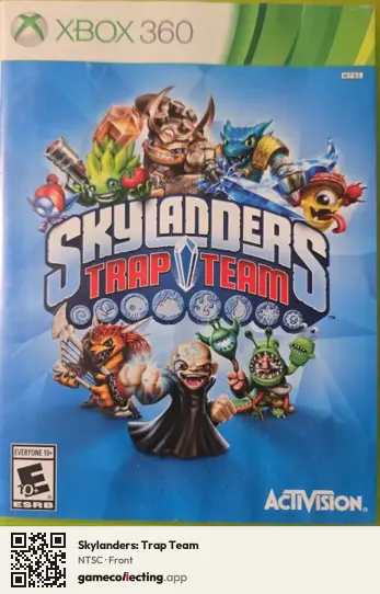 Skylanders: Trap Team Xbox 360, NTSC box front