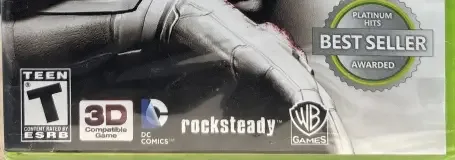 Batman: Arkham City, the ESRB box on its front