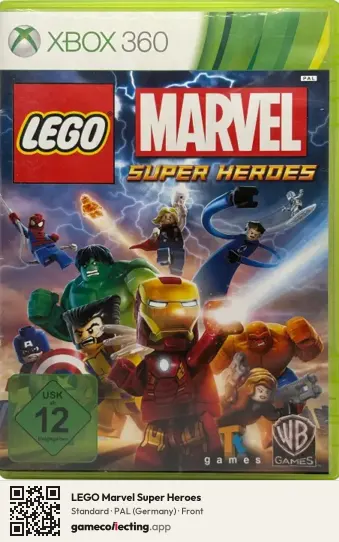 LEGO Marvel Super Heroes Xbox 360, Germany box front