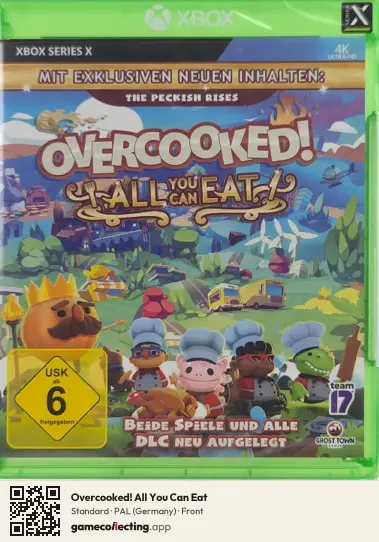 Overcooked! All You Can Eat Xbox Series X, Germany box front