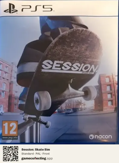 Session: Skate Sim PlayStation 5, PAL box front