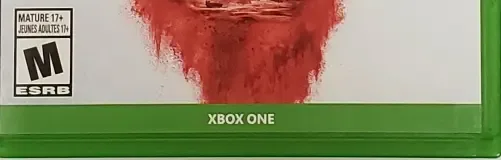 Gears 5, the ESRB box on its front
