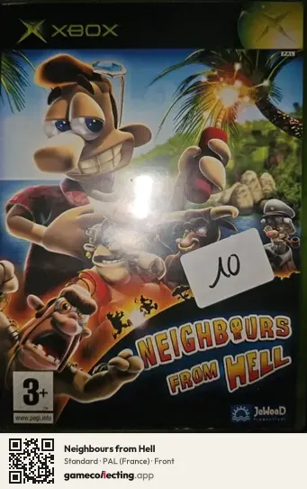 Neighbours from Hell Xbox, France box front