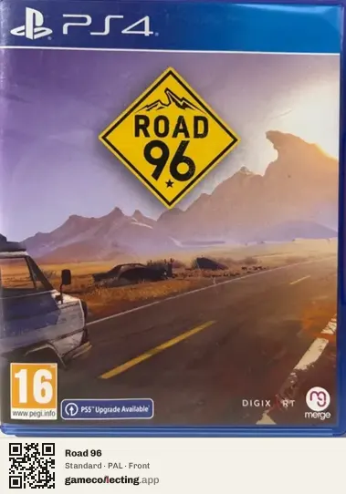 Road 96 PlayStation 4, PAL box front