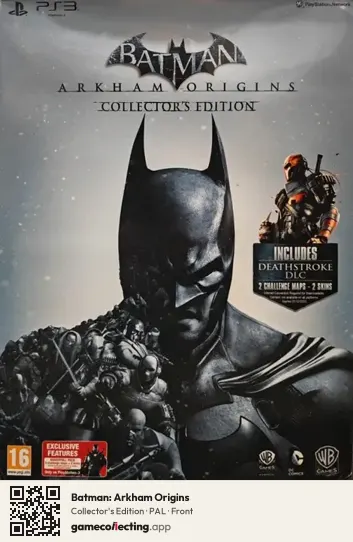 Batman: Arkham Origins PlayStation 3, PAL box front