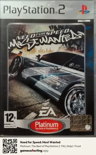 Need for Speed: Most Wanted PlayStation 2, Italy box front