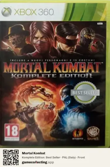 Mortal Kombat Xbox 360, Italy box front