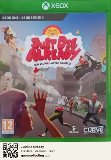 Just Die Already Xbox One, Spain box front