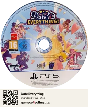 Date Everything! PlayStation 5, PAL disc
