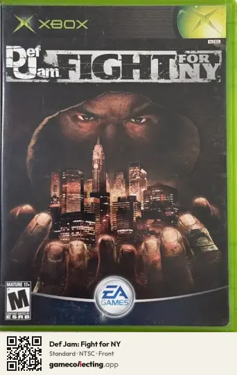 Def Jam: Fight for NY Xbox, NTSC box front