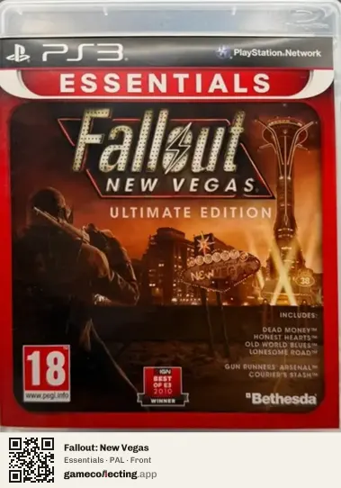 Fallout: New Vegas PlayStation 3, PAL box front