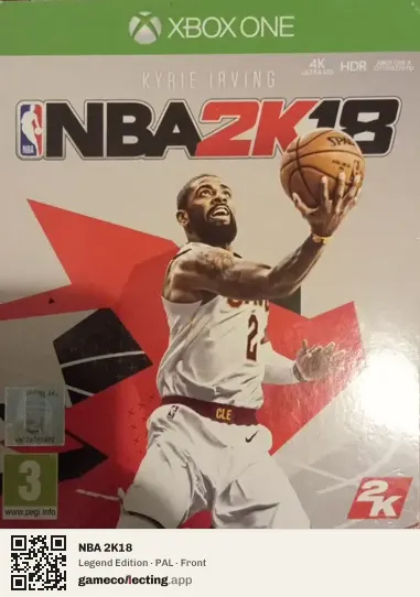 NBA 2K18 Xbox One, PAL box front