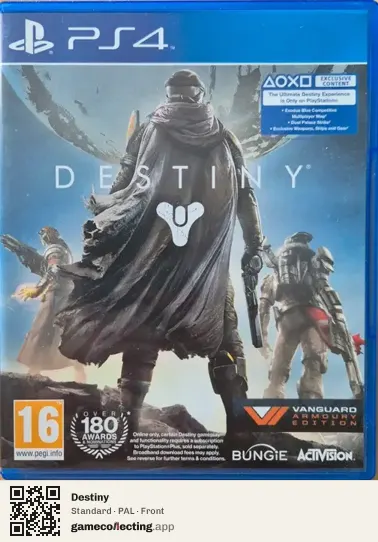 Destiny PlayStation 4, PAL box front