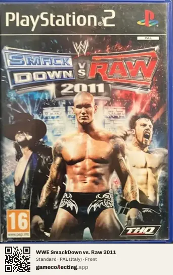 WWE SmackDown vs. Raw 2011 PlayStation 2, Italy box front