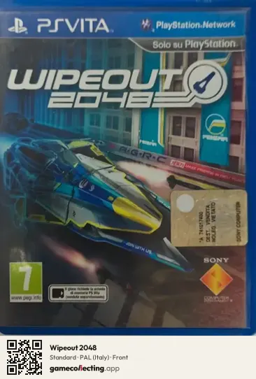 Wipeout 2048 PlayStation Vita, Italy box front