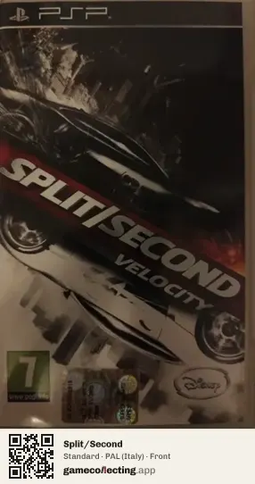 Split/Second PlayStation Portable, Italy box front