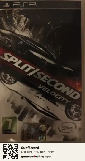 Split/Second PlayStation Portable, Italy box front