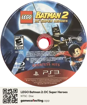 LEGO Batman 2: DC Super Heroes PlayStation 3, NTSC disc
