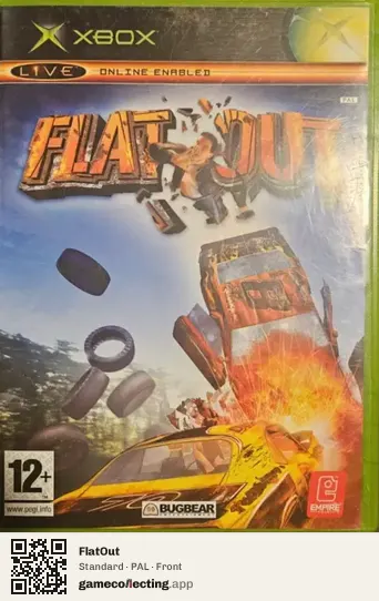 FlatOut Xbox, PAL box front
