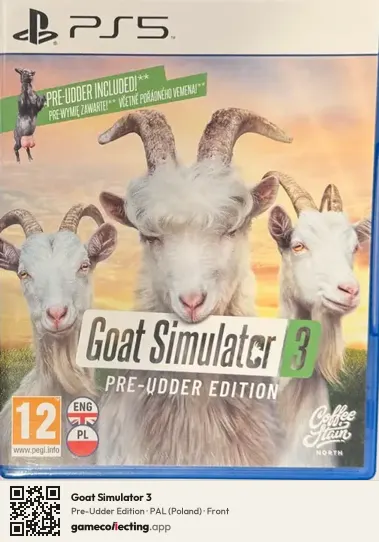 Goat Simulator 3 PlayStation 5, Poland box front