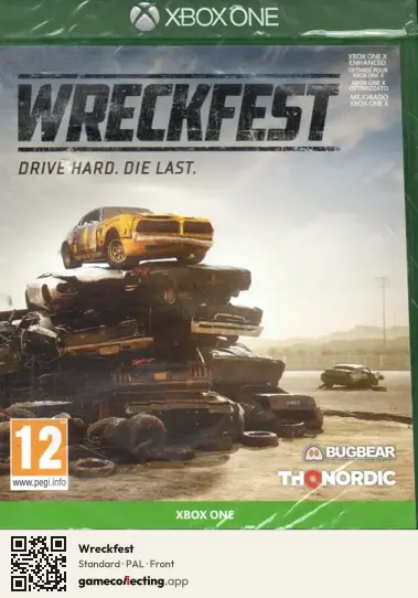 Wreckfest Xbox One, PAL box front
