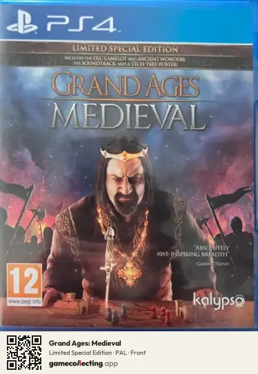 Grand Ages: Medieval PlayStation 4, PAL box front