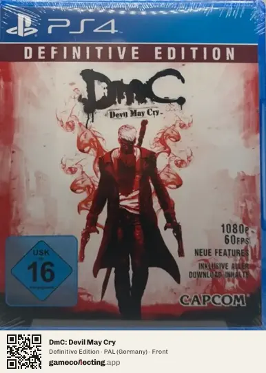 DmC: Devil May Cry PlayStation 4, Germany box front