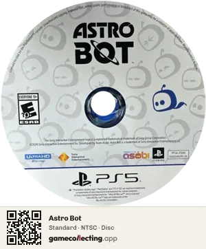 Astro Bot PlayStation 5, NTSC disc