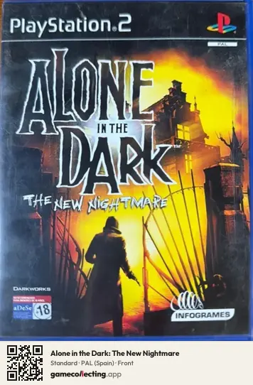 Alone in the Dark: The New Nightmare PlayStation 2, Spain box front