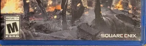 NieR: Automata, the ESRB box on its front