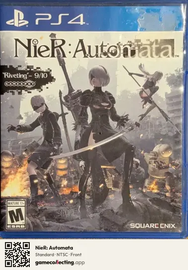 NieR: Automata PlayStation 4, NTSC box front