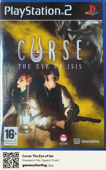Curse: The Eye of Isis PlayStation 2, Spain box front