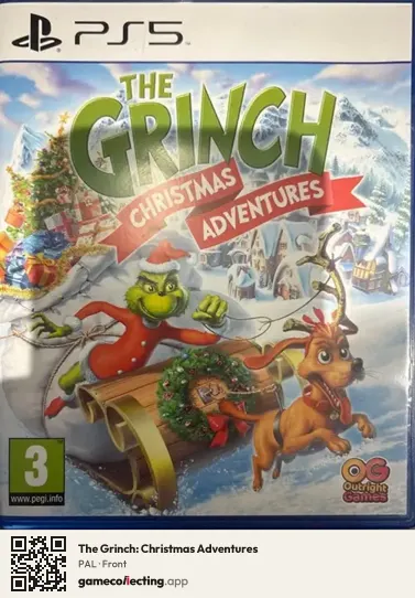 The Grinch: Christmas Adventures PlayStation 5, PAL box front