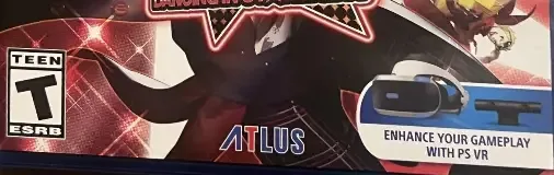 Persona 5: Dancing in Starlight, the ESRB box on its front