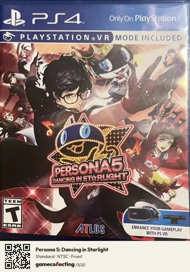 Persona 5: Dancing in Starlight PlayStation 4, NTSC box front