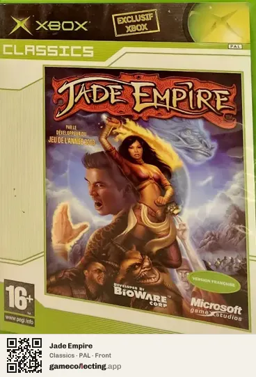 Jade Empire Xbox, PAL box front