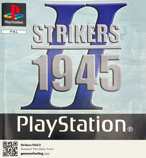 Strikers 1945 II PlayStation, Italy box front