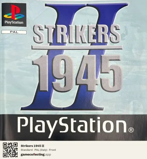 Strikers 1945 II PlayStation, Italy box front