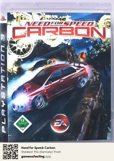 Need for Speed: Carbon PlayStation 3, Germany box front