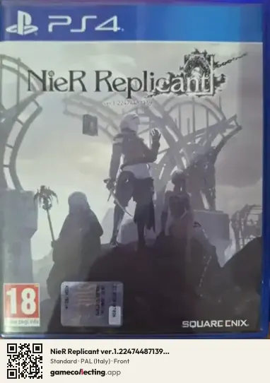 NieR Replicant ver.1.22474487139... PlayStation 4, Italy box front