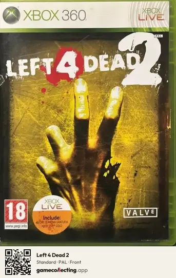Left 4 Dead 2 Xbox 360, PAL box front