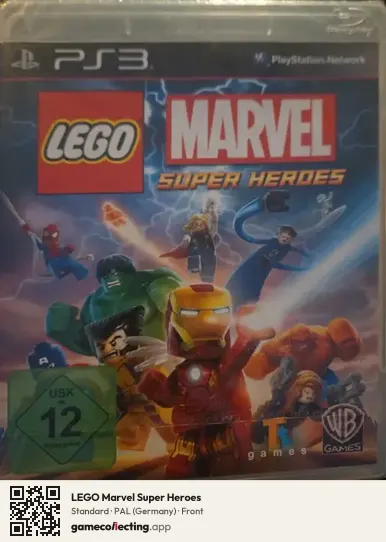 LEGO Marvel Super Heroes PlayStation 3, Germany box front
