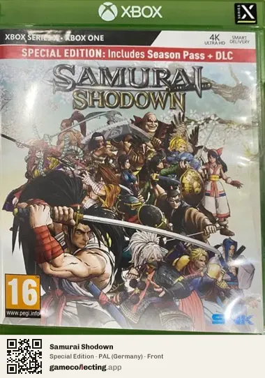 Samurai Shodown Xbox One, Germany box front