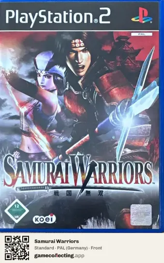 Samurai Warriors PlayStation 2, Germany box front