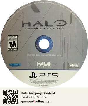 Halo: Campaign Evolved PlayStation 5, NTSC disc