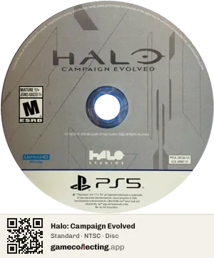 Halo: Campaign Evolved PlayStation 5, NTSC disc