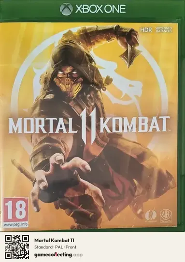 Mortal Kombat 11 Xbox One, PAL box front