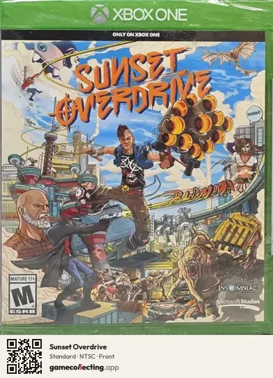 Sunset Overdrive Xbox One, NTSC box front