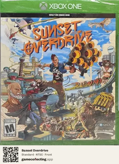 Sunset Overdrive Xbox One, NTSC box front