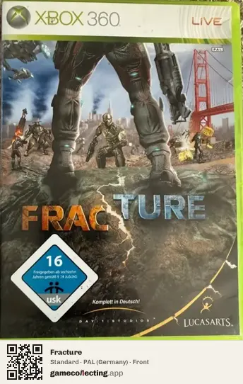 Fracture Xbox 360, Germany box front